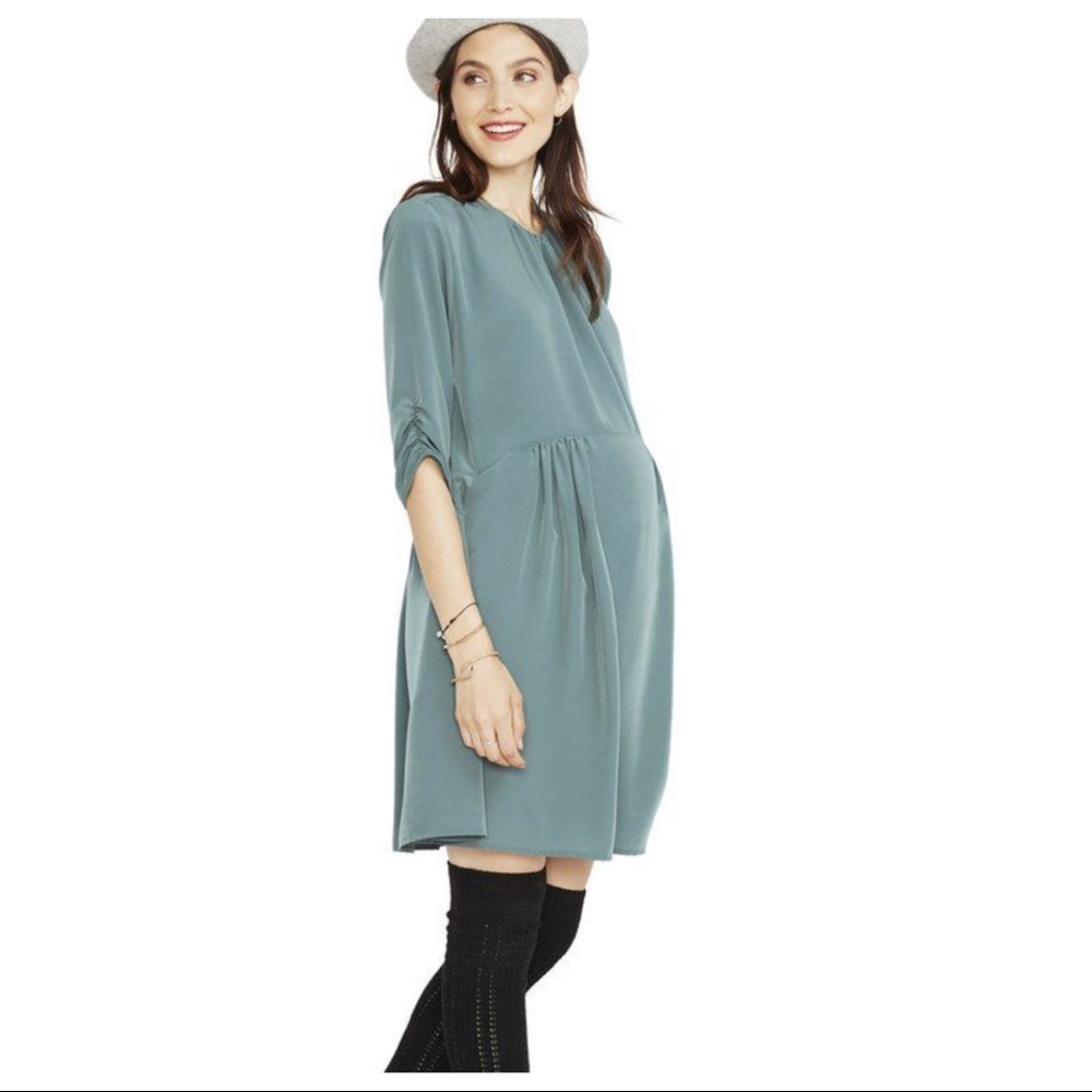 Hatch Sea Green Mini Dress